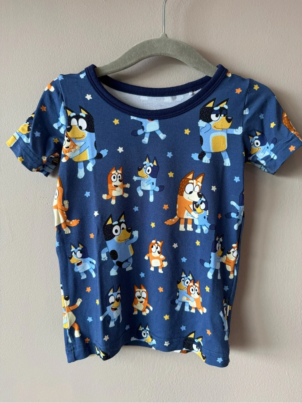 Little Sleepies x Bluey Bamboo Short Sleeve & Pants Pajama‎ Set 12-18 months